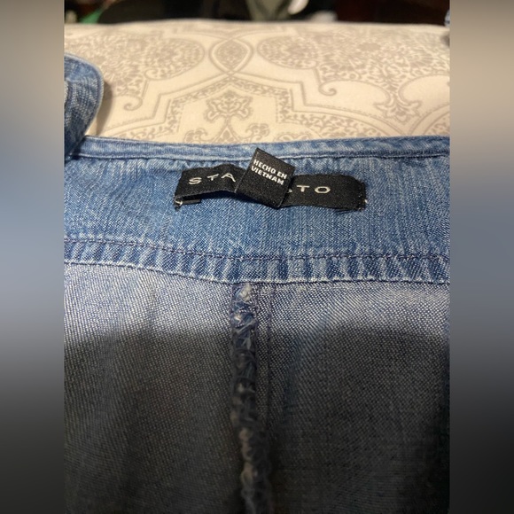 2/$10 | STACCATO | Denim Romper | Size: Medium - Picture 4 of 5